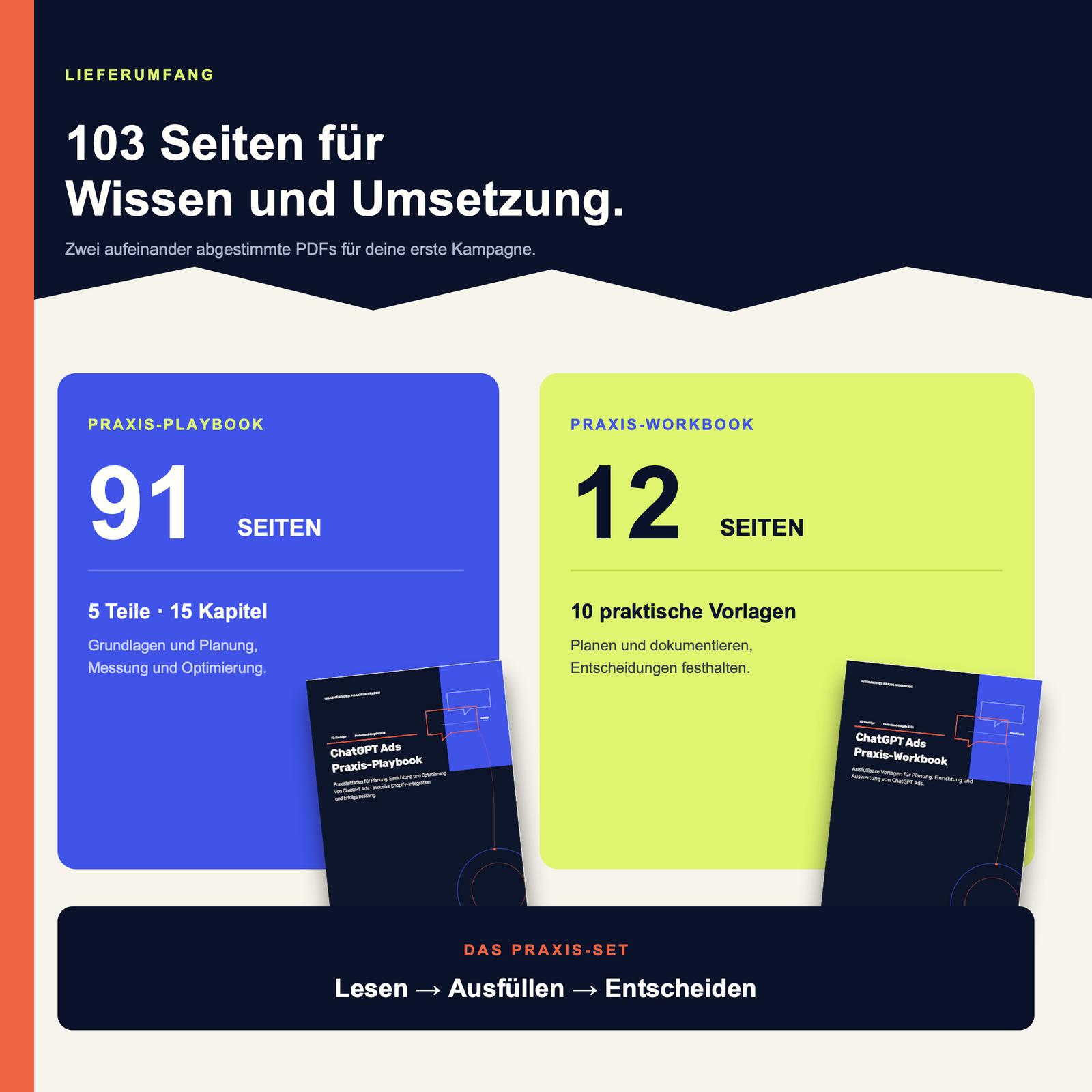 ChatGPT Ads – Deine erste Werbekampagne | Playbook & Workbook